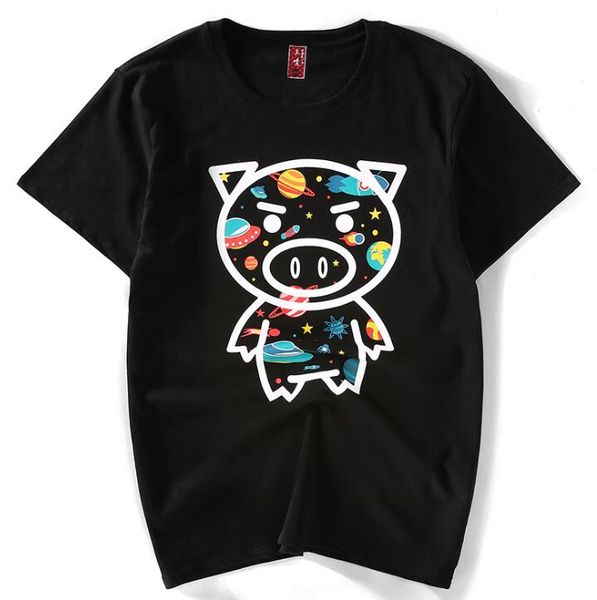 

дизайнер футболки мода топы мужские футболки шею хлопка с коротким рукавом тройники tshirts размер m-3xl t01, White;black