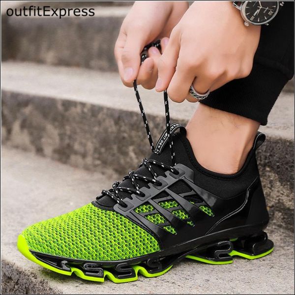 

2020 new outdoor men running for men jogging walking sports shoes high-quality lace-up athietic breathable blade sneakers