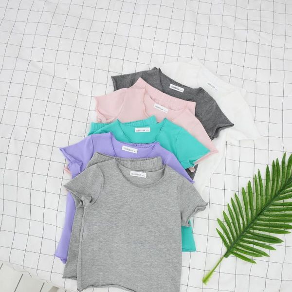 

день рождения тройник бренда tide с новым продуктом 2020 летом новые детские пижамы набор девочек костюм, White