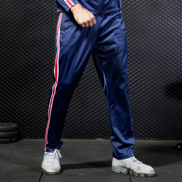 

men classic style nei rong warm gymnastic pants ma57, Black;blue