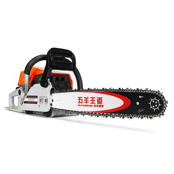 4KW Gaz Benzinli Powered Chainsaw 62cc 2 zamanlı Benzinli Testere Ahşap Budama Kesim