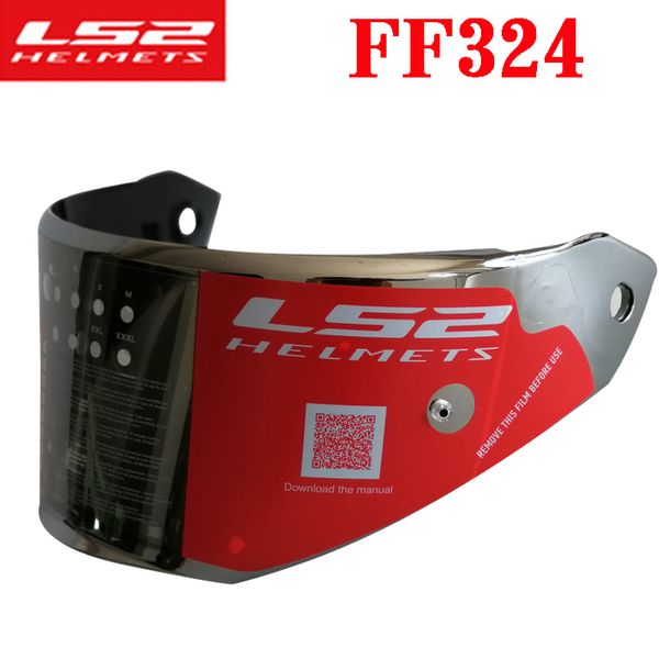 

ls2 ff324 flip up motorcycle helmet lens goggles sun visor motorbike full face helmet silver black clear full shield