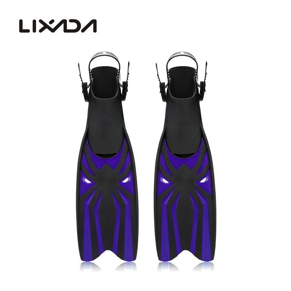 

adjustable swimming fins swimming snorkeling foot flipper diving long fins shoes silicone professional diving flippers beach shoes