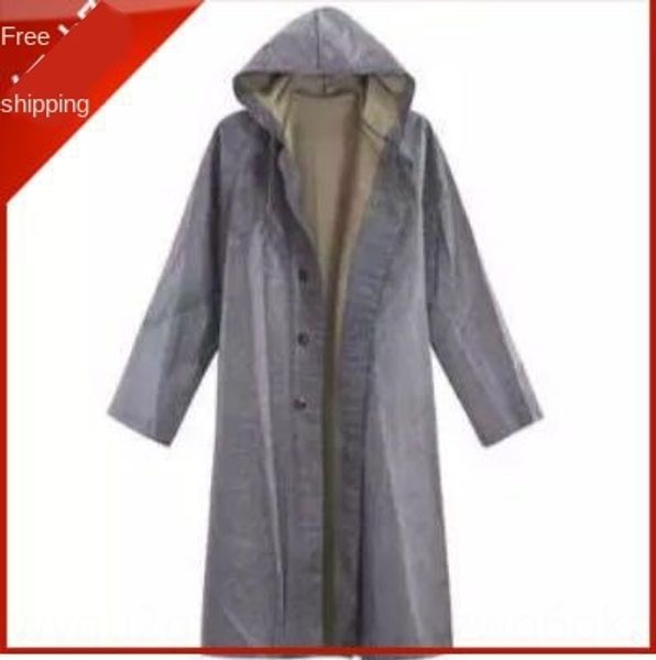 

xi1ci long soldiers with sleeves cotton old-fashioned flood-fighting rubber siamese labor protection outdoor canvas army protective cl, Red;brown