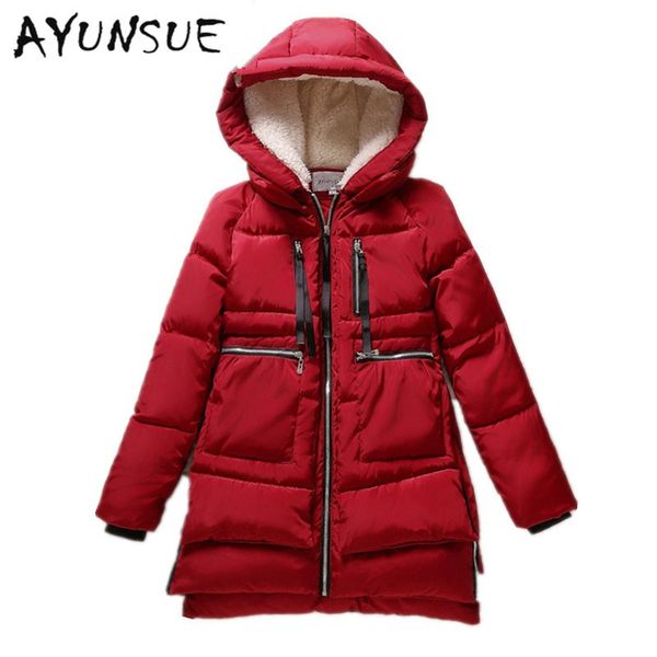 

new 2019 winter women wadded jacket red female outerwear plus size 5xl thickening casual down cotton wadded coat women parkas, Tan;black