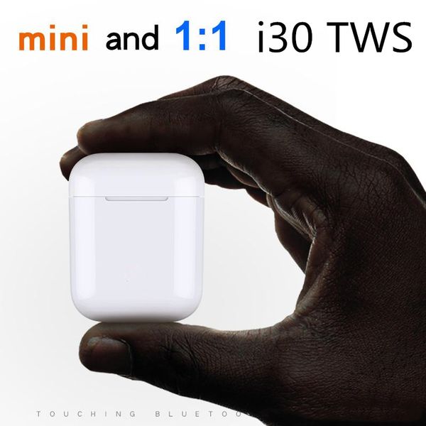 

I30 tw wirele bluetooth earphone tereo earbud magnetic head et with charging box mic for phone not airpod