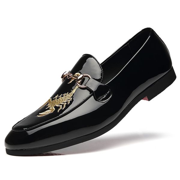 

nice fashion men flats gommino causal loafers pu leather shoes fashion summer style soft moccasins shoes, Black