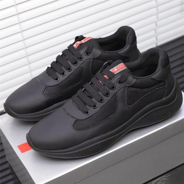 

2019prada designers linea rossa sport americas cup silver mesh red patent sneaker shoes with original box, Blue;gray