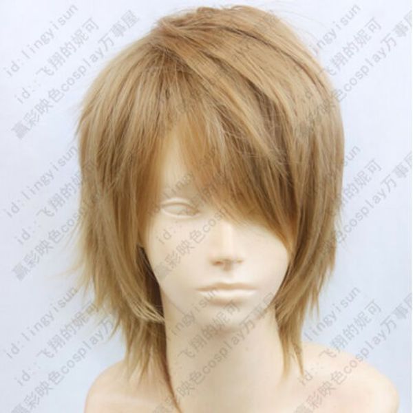 

334 sekai ichi hatsukoi yukina kou short cosplay wig wig cap, Black