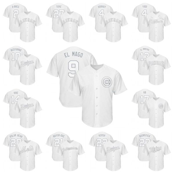 

9 Baez El Mag 2019 Players Weekend 13 Machado El Ministro 2 Bregman A-BREG 4 Springer HORHAY 4 Molina Yadi 10 Turner RedTurn2 Jersey