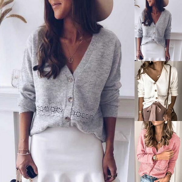 

nibesser solid color streetwear women short cardigan casual open stitch knitwear female hollow out knitted mujer plus size, White