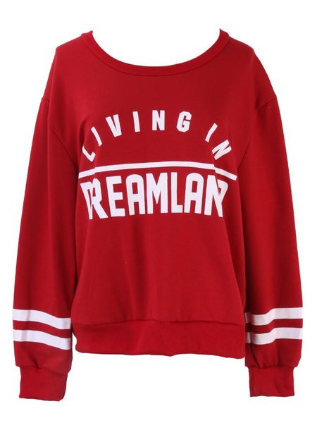 

2018 womens sweatshirt letter printing long sleeve famous desiger brand baseballwear felpe casual, Black
