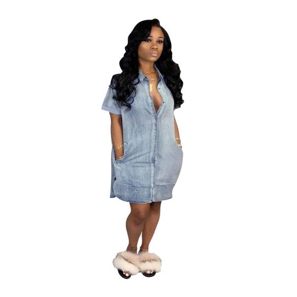 

женское платье pure women shirt dress летняя мода с коротким рукавом джинсовые джинсы кардиган уличная женская одежда, Black;gray