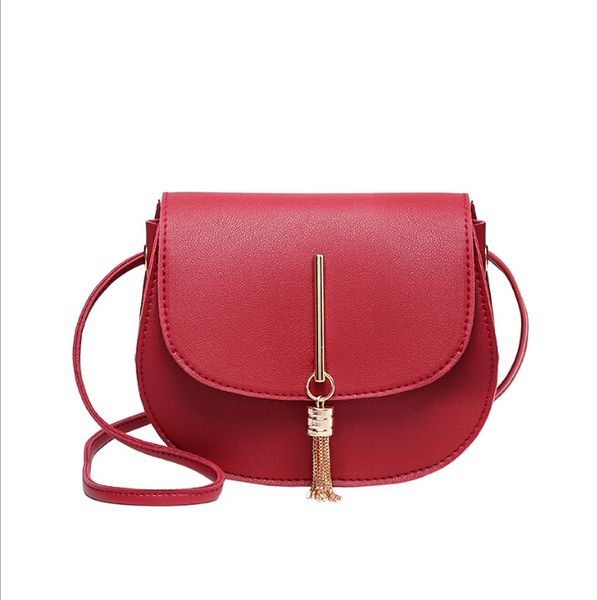 

ladies 2020 new fashion pu shoulder diagonal mobile phone bag small square female new korean fashion shoulder bag tassel small round