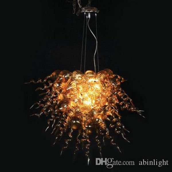 

Wholesale 100% Mouth Blown Glass Art Modern Chandeliers Small Size Chandelier Style Murano Glass Hanging LED Chandelier