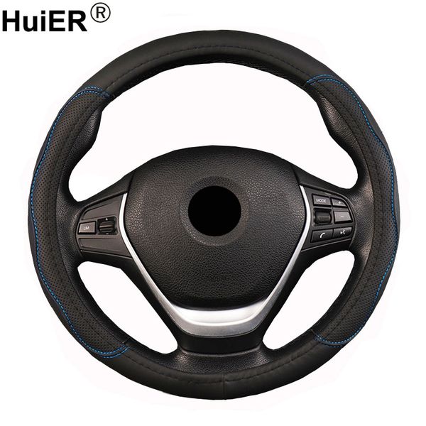 

car steering wheel cover volant braid on the steering-wheel for 36 38 40 42 45 47 50 cm funda volante car styling auto hand bar