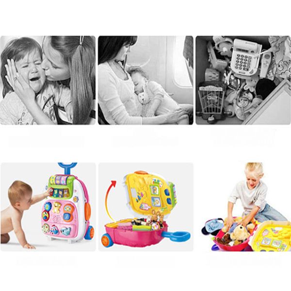 

children's suitcase lightweight backpack suitcase carrying luggage wheel