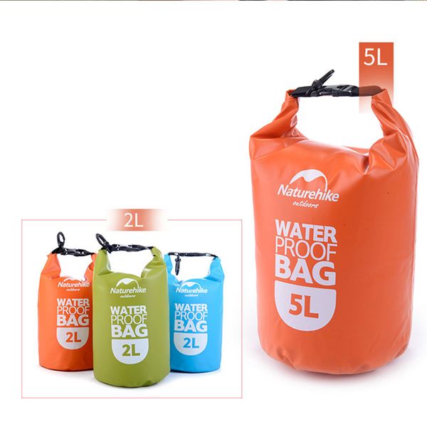 

2l/5l water proof bag waterproof storage dry bag phone outdoor canoe kayak rafting swimming beach sport bags kit equipment