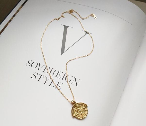 

fashion- 925 sterling silver clown figure pendant necklace silver retro rome creative necklace for women festival jewelry x177