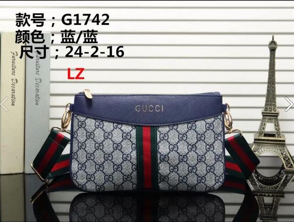 

new 2020 ladies classic new handbag wild women's leather classic letter bag simple messenger bag wallet backpack shoulder bag