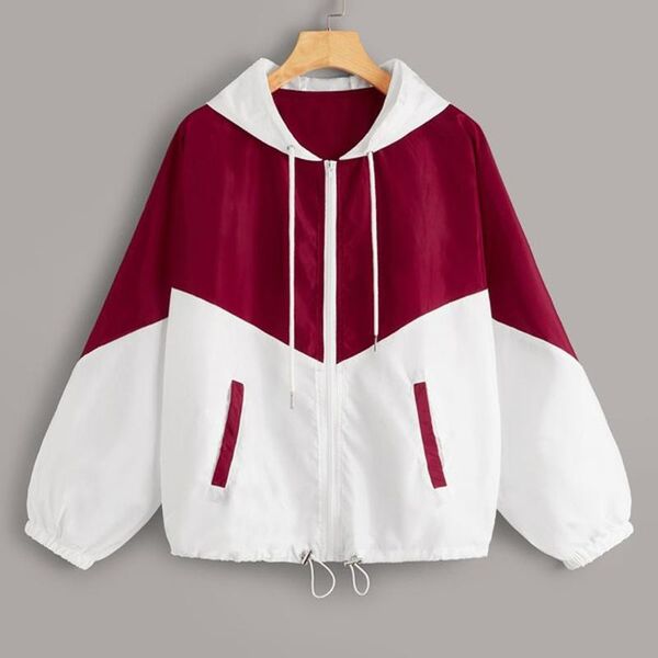 

sport jacket blouse women long sleeve patchwork pocket sweatshirt zip up drawstring hooded jacket running coat autumn female, Camo;black