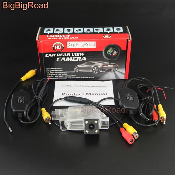 

bigbigroad for 508 2011 2012 2013 2014 2020 2020 car rear view backup reverse parking camera connect to original screen
