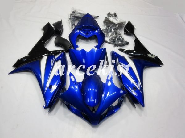 

injection mold new abs motorcycle full fairings kit fit for yamaha yzf-r1 2007 2008 07 08 bodywork set blue light