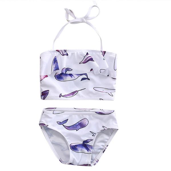 

2019 summer baby girls kids bikini set fish bottoms swimsuit swimwear bathing suit