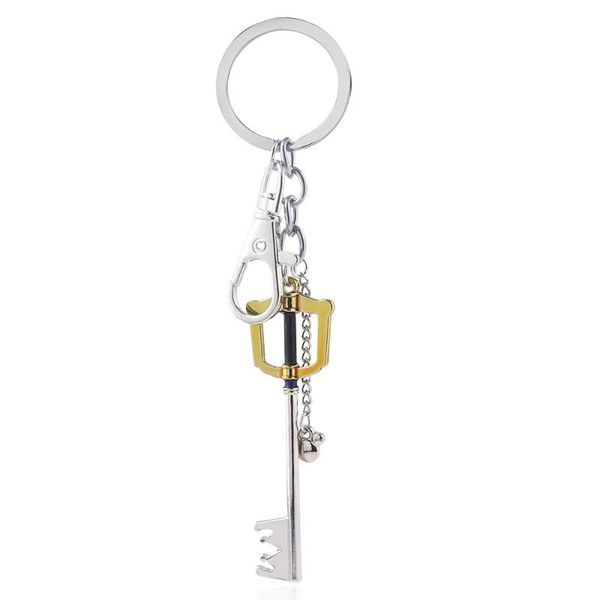 

горячая игра kingdom hearts gold key chain oblivion blade подвески брелок металл цинковый сплав для мужчин женщин брелок ювелирные изделия п, Silver