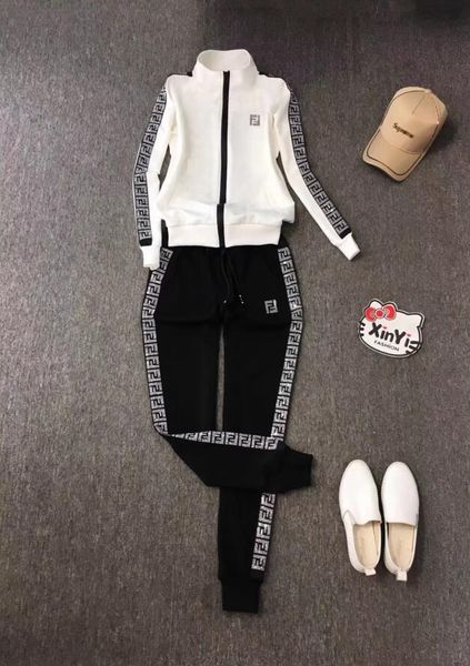 

xxl fendi mens tracksuits sweatshirts suits jogger suits sports suit men hoodies jackets coat men women sportswear sweatshirt tracksuit, Gray