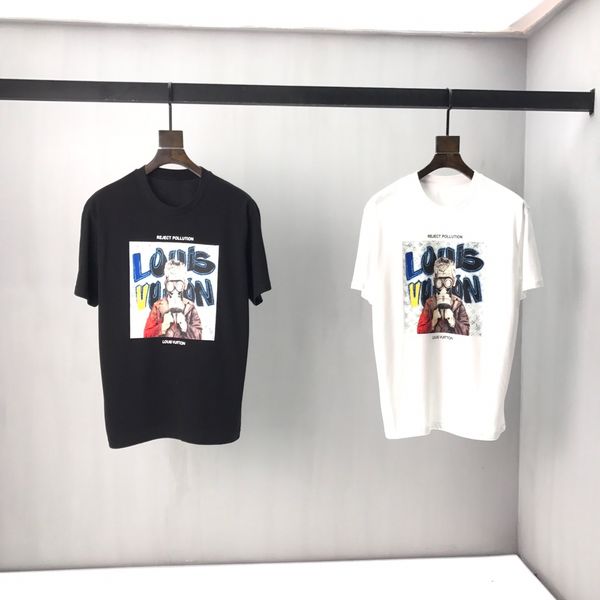 

смешной французский бульдог / бостон терьер / немецкая овчарка / лабрадор ретривер / chihuahua / йорки fu карманные футболки harajuku тройни, White;black