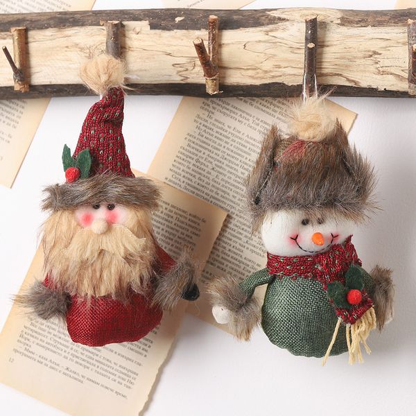 

christmas tree hanging ornaments product doll pendant cartoon old man puppet scene dress up ornaments decorations for home f92
