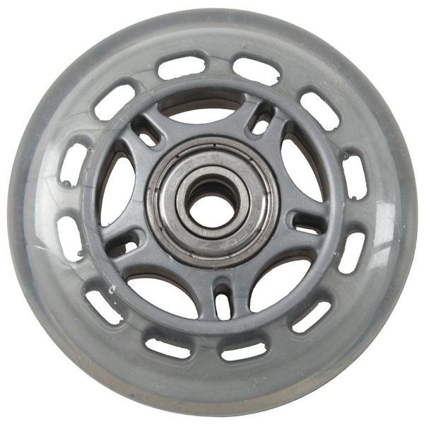 

skating shoes 608zz bearing inline skate wheel clear gray
