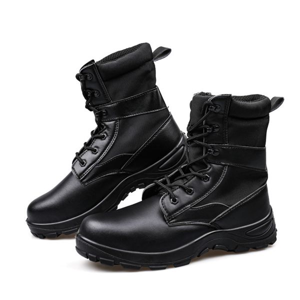 

38~46 army boots outdoor strong breathable wear-resistant boots army, Black