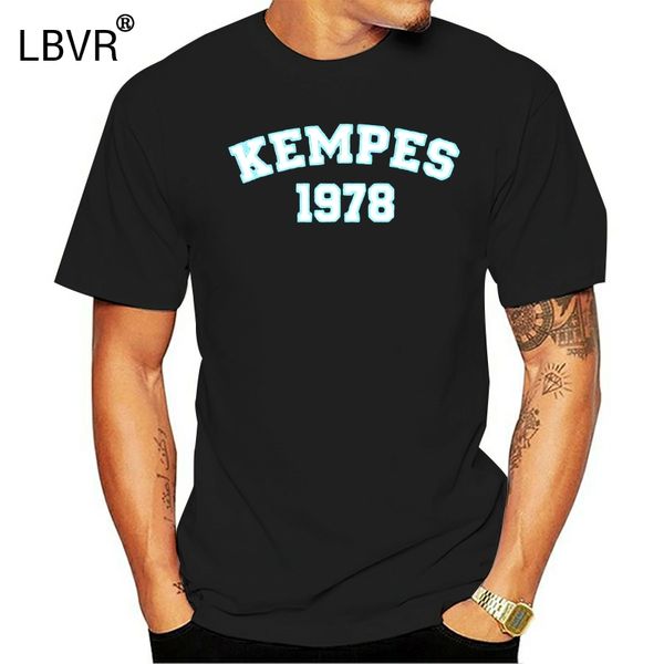 

kempes 1978 (argentina) kids t-shirt homme customized tee shirt, White;black
