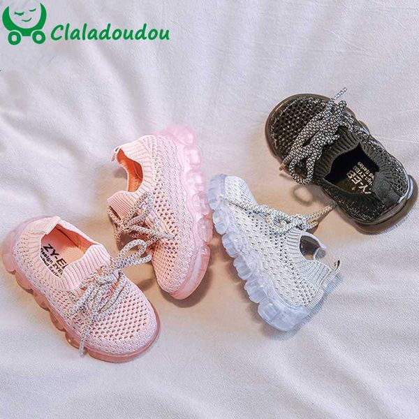 

12-15.5cm baby boys girls first walkers mesh knitting toddler sneakers black gray pink slip-on easy wearing kids running shoes