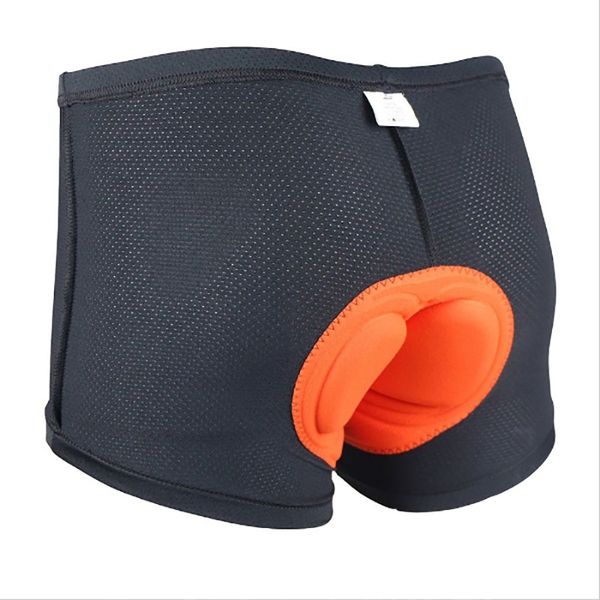 

cycling shorts sponge padded downhill mtb shorts men women bicycle breathable quick dry underwear bike riding clothing plus size, Black