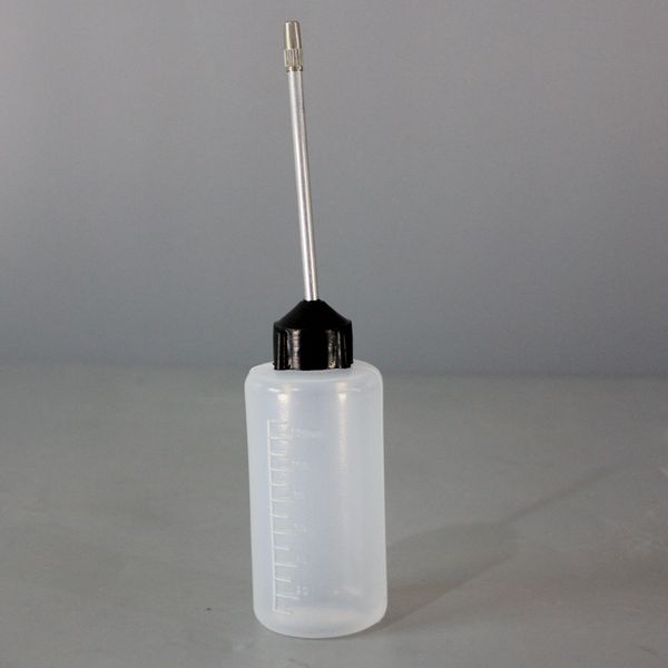 

iron head plastic oiler refueling machine tool beak empty oil bottle oiler 120 ml long mouth plastic, Black