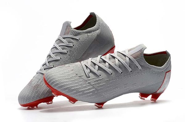 

men mercurial vapors fury vii xii fg low help football shoes superfly vi 6 360 cr7 mens silver red football shoes