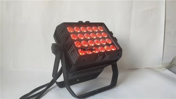 

4 pieces 24pcs 10w 4in1 leds ip65 rgbw led color changing wall washer waterproof wall washer led city color light