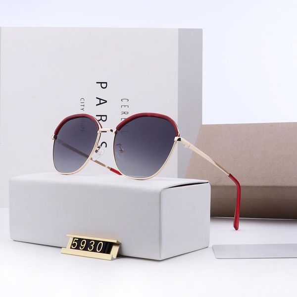 

wholesale- sunglasses-5930 lady polarized sunglasses-polaroid high definition lens true color coating fashion trend 5 colors selection, White;black
