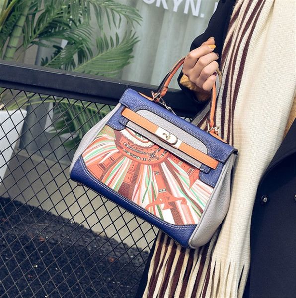 

hbp 2020 women handbag contrasting colours one shoulder bag cross body bag fashion ph-cfy20060411