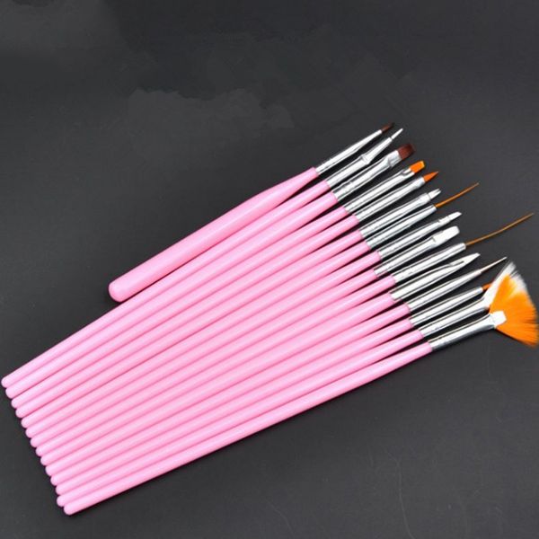 

nail art tools 20pcs polish drawing brushes marbleizing desires dotting tools patinting pens for nail design manicure sets d1