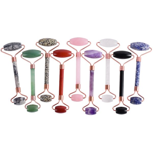 

New Health Natural Facial Beauty Massage Tool Jade Roller Face Thin massager Face Lose weight Beauty Care Roller Tool