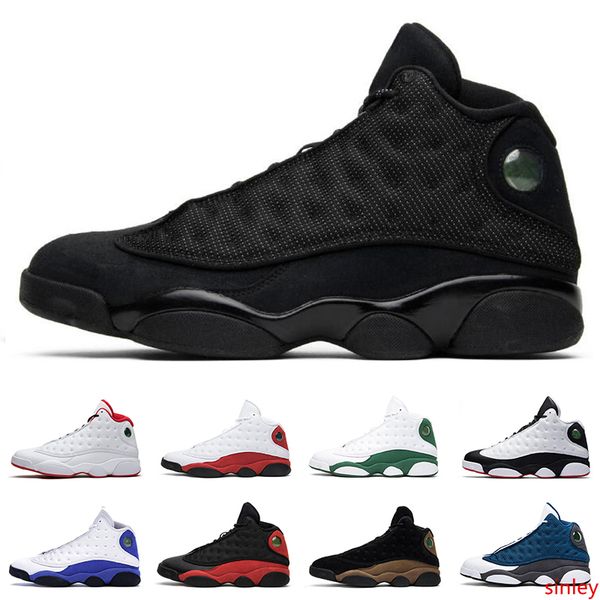 

13s men basketball shoes high island green black cat bred chicago hyper royal wheat jumpman 13 mens athletic sports sneakers
