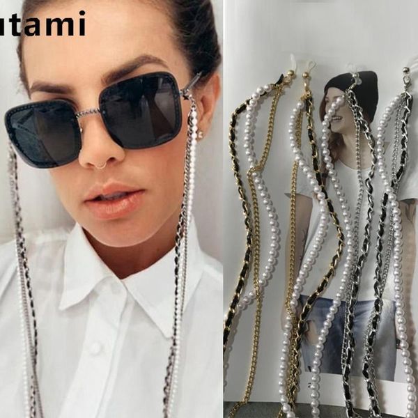 

multi-layer white pearl sunglasses chain women chain for sunglasses