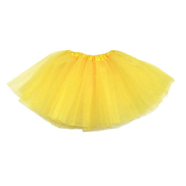 

Modern Girls Skirt Ballet Fairy Tutu Yellow