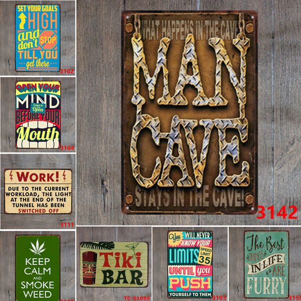 Retro Metal Tin Signs Romantic English Poetry Home Decor For Bar Coffee Pub Restaurant L Poster Metal Craft Dhgate Com Imall Com