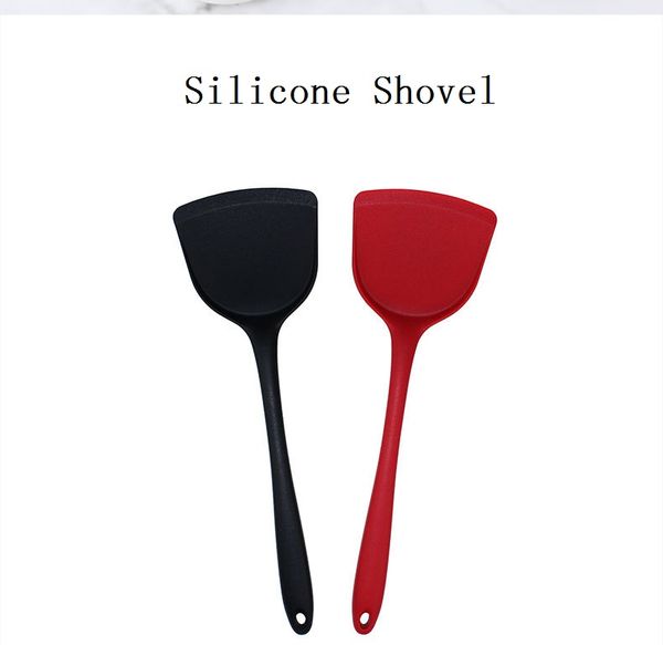 

1 pcs silicone shovel turner kitchen cooking tools non-stick cooking spatula pancake frying pan shovel silicone cooking utensils