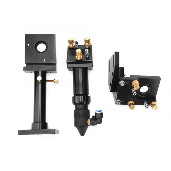 

black oxide film aluminum laser head mirror frame set 20mm focusing lens for laser engraving machine